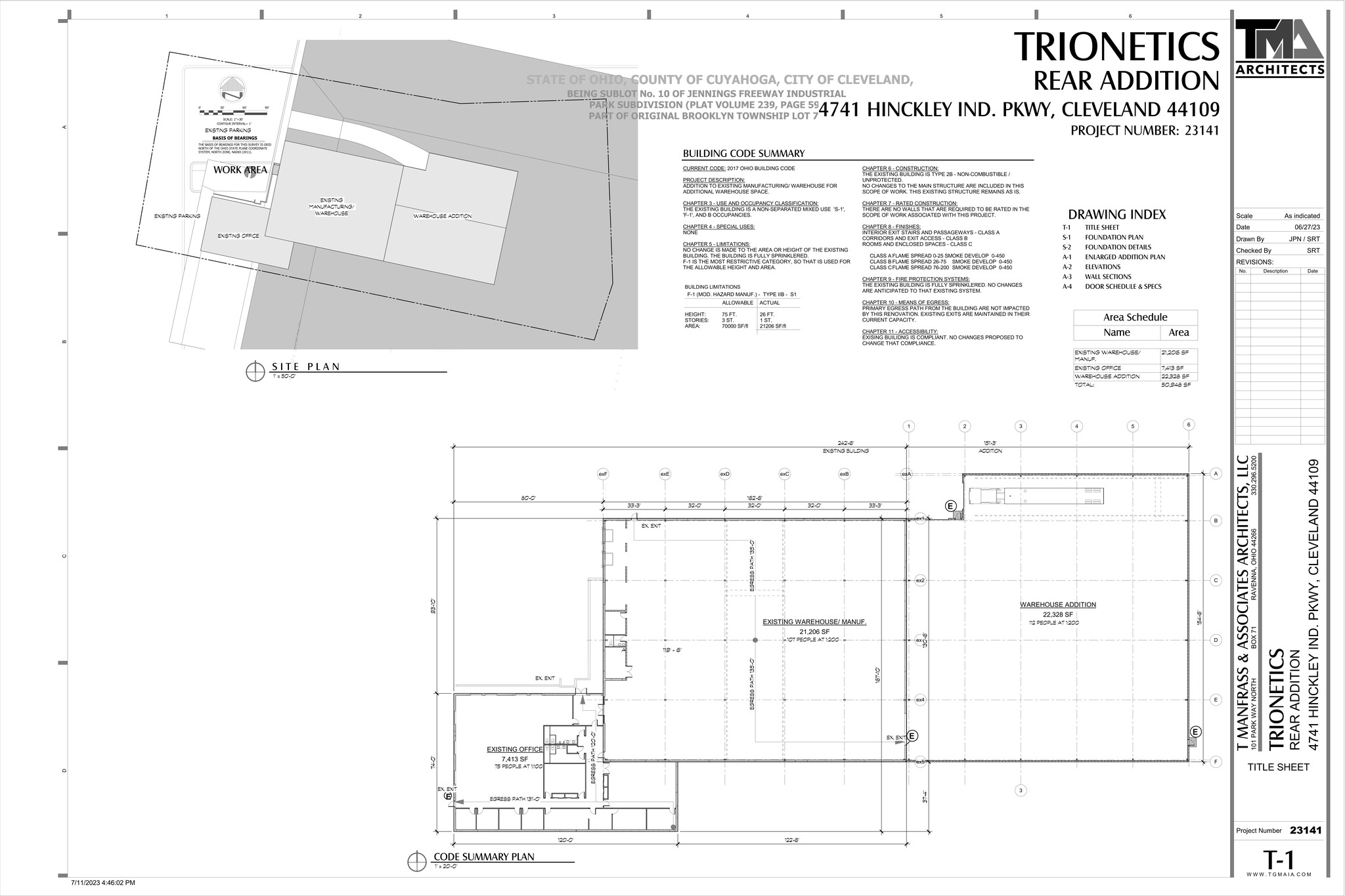 4741 Hinckley Ind Pky, Cleveland, OH à louer Plan de site– Image 1 sur 1
