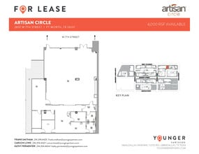 2973 W 7th St, Fort Worth, TX à louer Plan d’étage– Image 1 sur 1