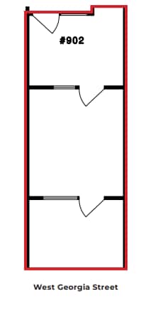 1030 W Georgia St, Vancouver, BC à louer Plan d’étage– Image 1 sur 1