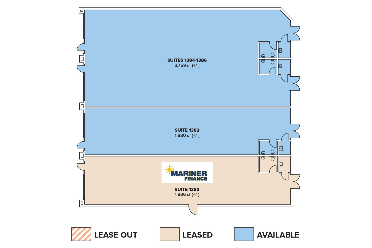1300-1320 Hanover Ave, Allentown, PA à louer Plan d’étage– Image 1 sur 1