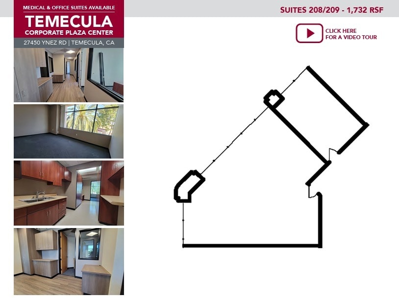 27450 Ynez Rd, Temecula, CA à louer Plan d’étage– Image 1 sur 1