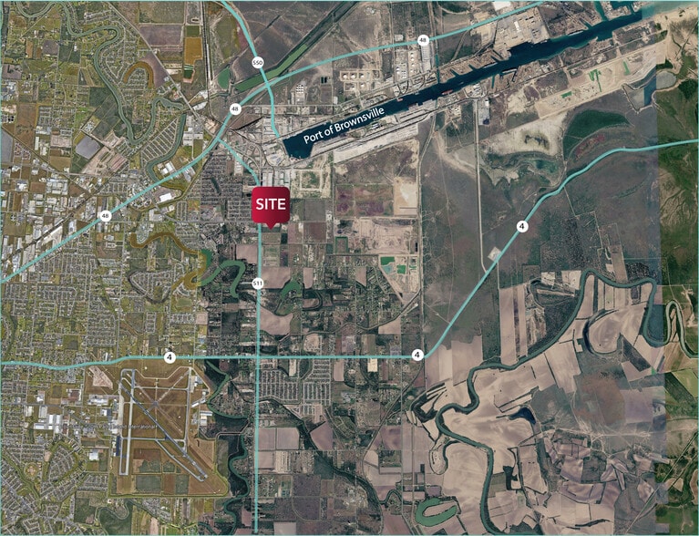 1850 N Indiana Ave, Brownsville, TX à vendre - Aérien – Image 2 sur 3