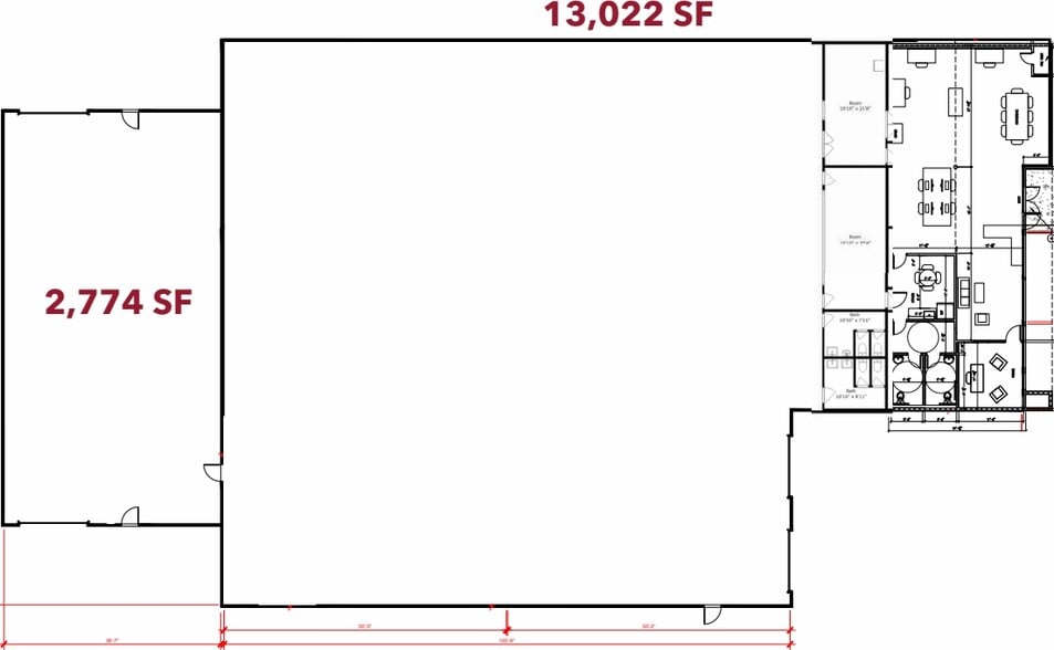 828 W 24th St, Tempe, AZ à louer - Plan d’étage – Image 2 sur 3
