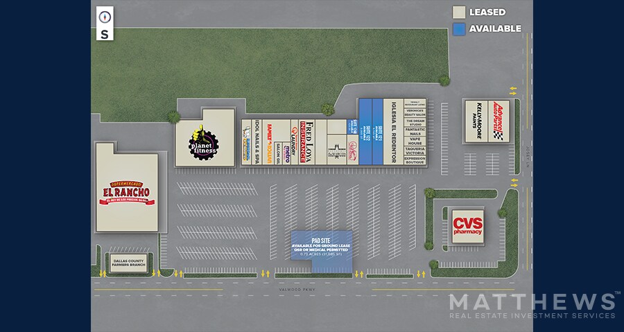 2740-2770 Valwood Pky, Farmers Branch, TX à louer - Photo de l’immeuble – Image 3 sur 4