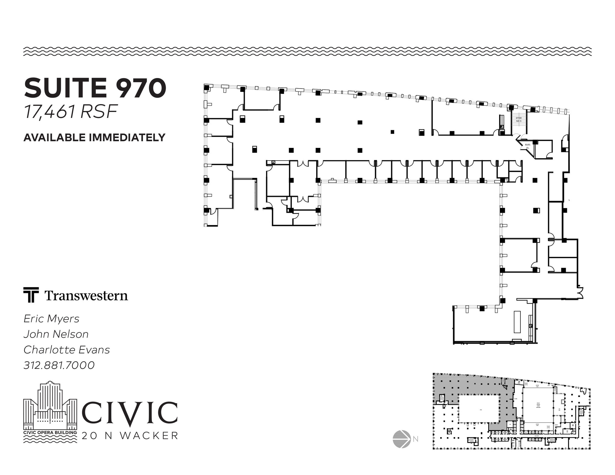 20 N Wacker Dr, Chicago, IL à louer Plan d’étage– Image 1 sur 1