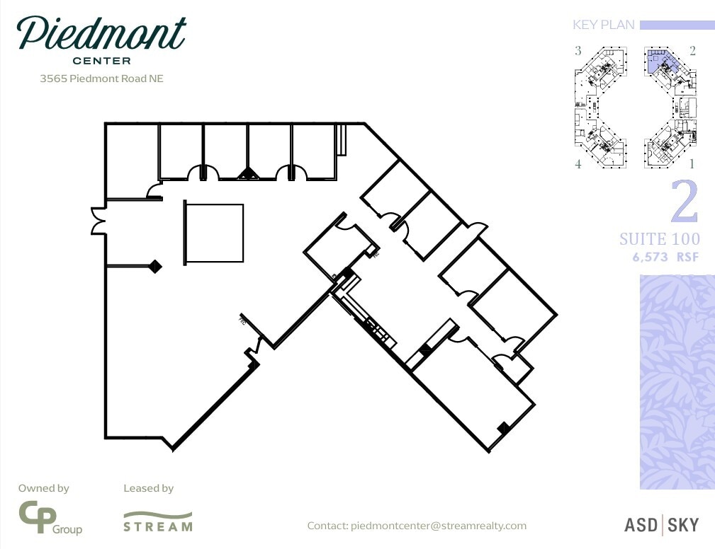 3495 Piedmont Rd NE, Atlanta, GA à louer Plan d’étage– Image 1 sur 1