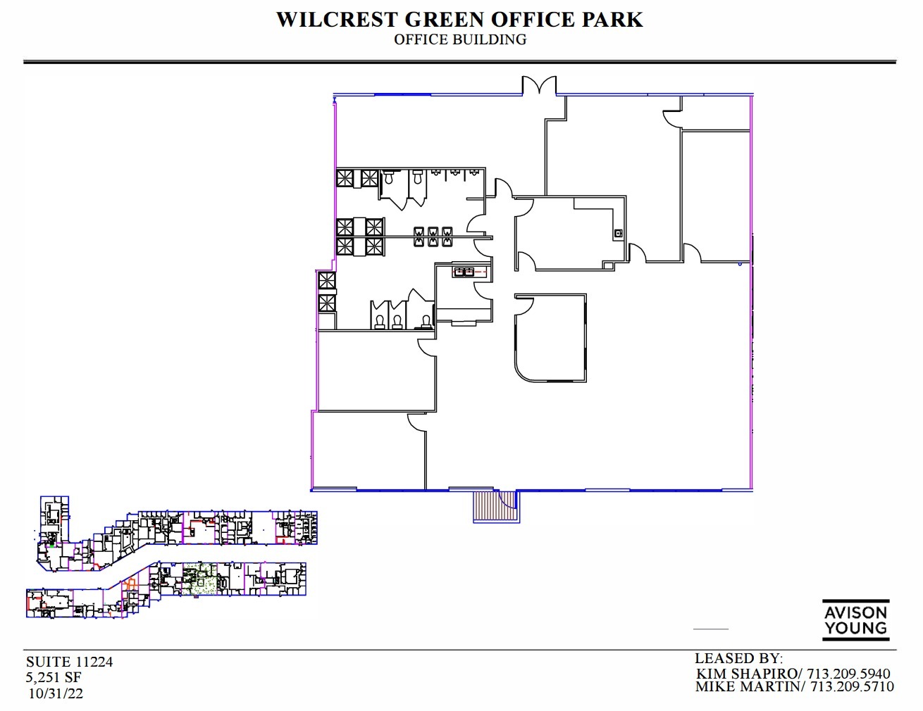 11200-11248 Wilcrest Green Dr, Houston, TX à louer Plan d’étage– Image 1 sur 1
