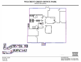 11200-11248 Wilcrest Green Dr, Houston, TX à louer Plan d’étage– Image 1 sur 1