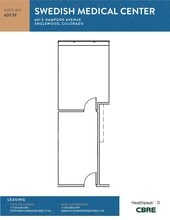 701 E Hampden Ave, Englewood, CO à louer Plan d’étage– Image 1 sur 1