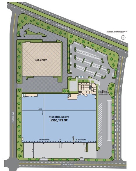 1950 Sterling Ave, Ontario, CA à louer - Plan de site – Image 2 sur 4