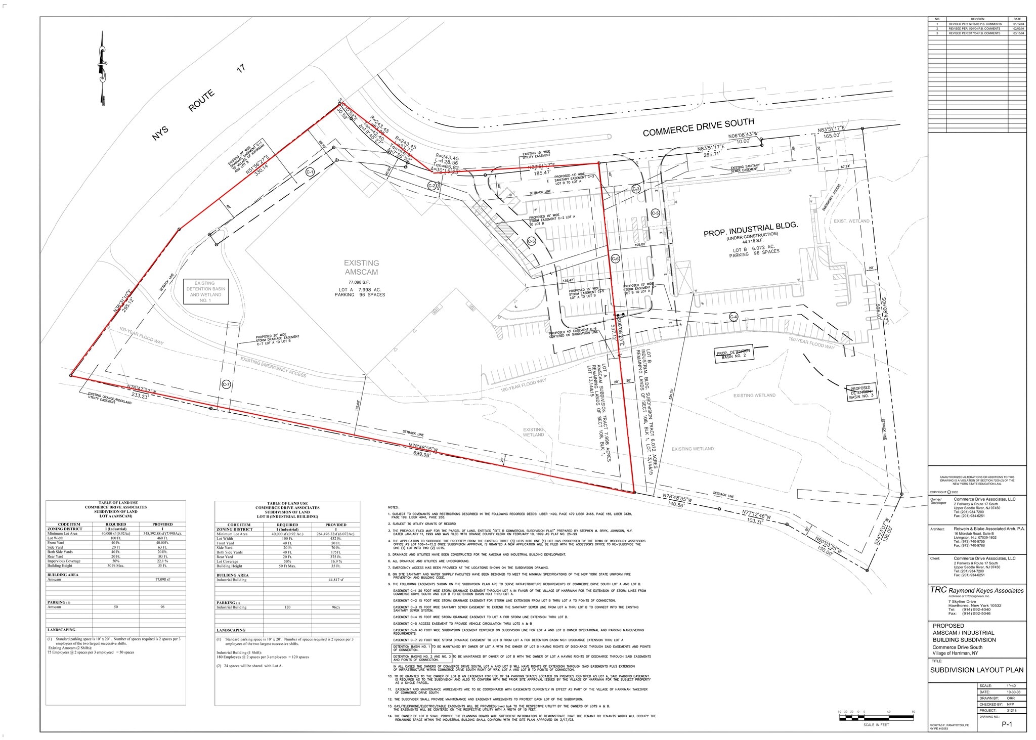 2 Commerce Dr S, Harriman, NY à louer Plan de site– Image 1 sur 1