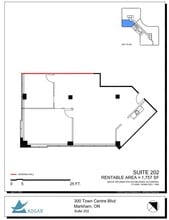 300 Town Centre Blvd N, Markham, ON à louer Plan d’étage– Image 1 sur 1
