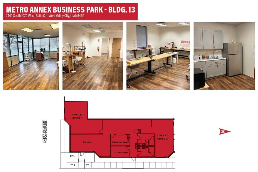 2440 S 1070 W, Salt Lake City, UT à louer - Photo de l’immeuble – Image 2 sur 17