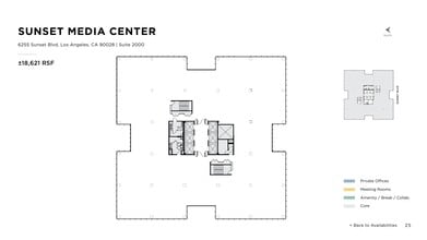 6255 W Sunset Blvd, Los Angeles, CA à louer Plan de site– Image 1 sur 1