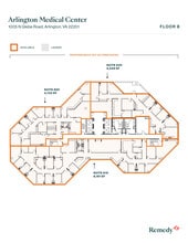 1005 N Glebe Rd, Arlington, VA à louer Plan d’étage– Image 2 sur 2