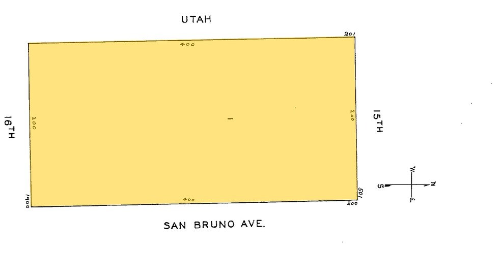 290-298 San Bruno Ave, San Francisco, CA à vendre - Plan cadastral – Image 2 sur 2