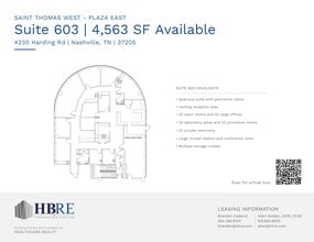 4230 Harding Rd, Nashville, TN à louer Plan de site– Image 1 sur 1