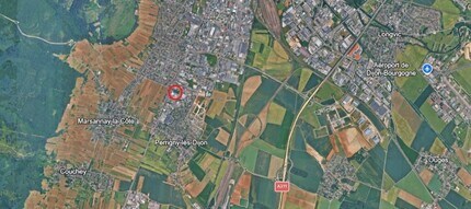 Marsannay-la-Côte - Vue aérienne vue de carte