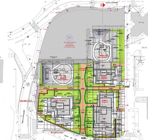 6 Chemin De Malacher, Meylan à vendre - Plan de site – Image 3 sur 3