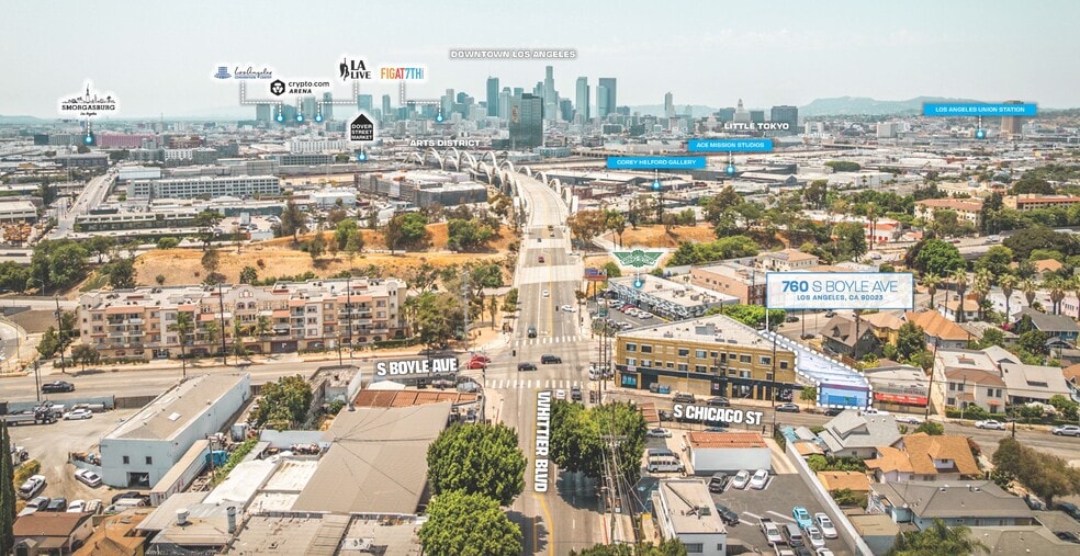 760 S Boyle Ave, Los Angeles, CA à vendre - Aérien – Image 2 sur 11