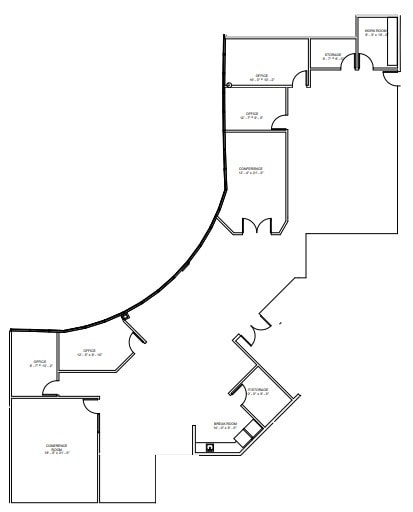 9665 Chesapeake Dr, San Diego, CA à louer Plan d’étage– Image 1 sur 1