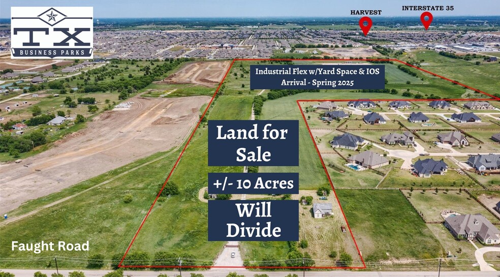 7515 Faught Rd, Argyle, TX à vendre - Aérien – Image 1 sur 10