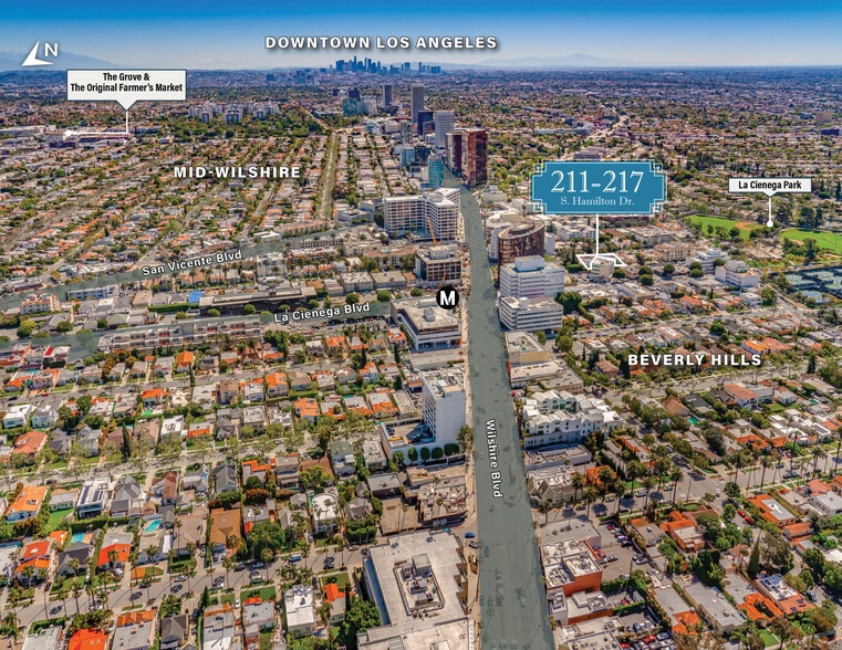 211 S Hamilton Dr, Beverly Hills, CA à vendre - Aérien – Image 2 sur 6