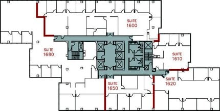 3131 Camino del Rio N, San Diego, CA à louer Plan d’étage– Image 1 sur 8
