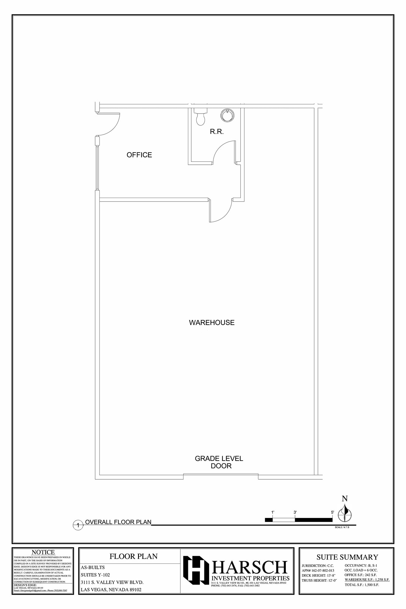 3111 S Valley View Blvd, Las Vegas, NV à louer Plan de site– Image 1 sur 1