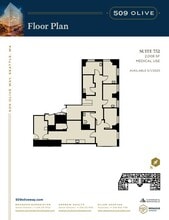 509 Olive Way, Seattle, WA à louer Plan d’étage– Image 2 sur 2