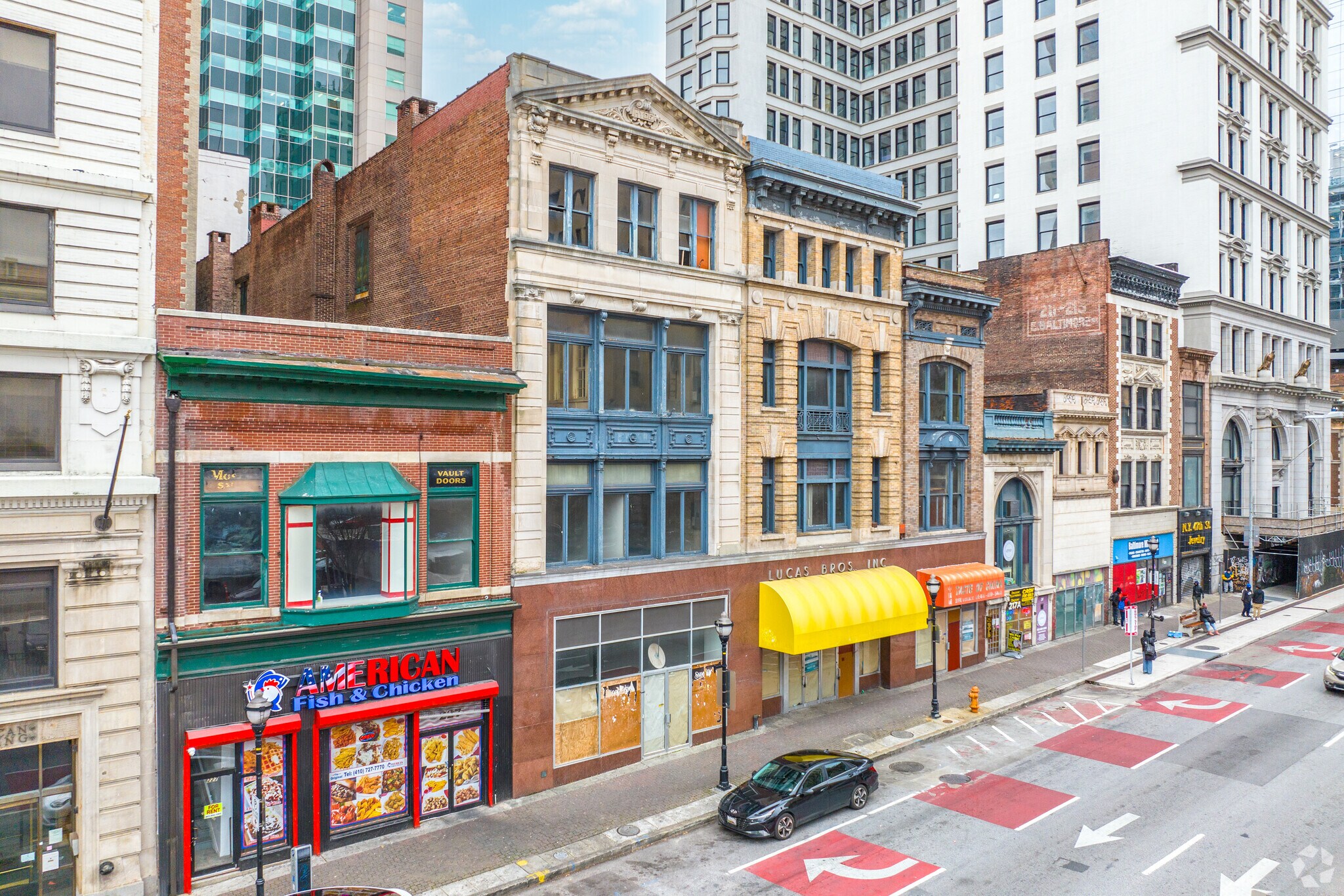 219-225 E Baltimore St, Baltimore, MD à vendre Photo principale– Image 1 sur 16