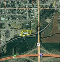 1001 S 7th St, Clinton, OK - VUE AÉRIENNE  vue de carte