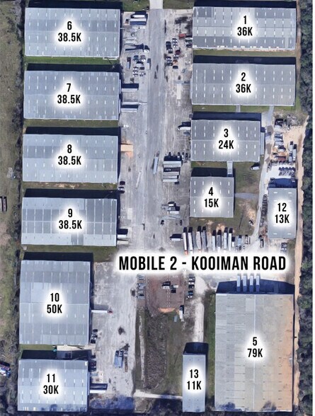 5235 Kooiman Rd, Theodore, AL à louer - Aérien – Image 3 sur 11