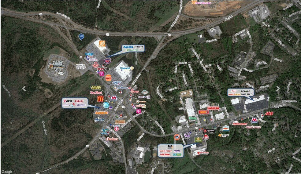 2150 W Spring St, Monroe, GA à vendre - Aérien – Image 3 sur 5