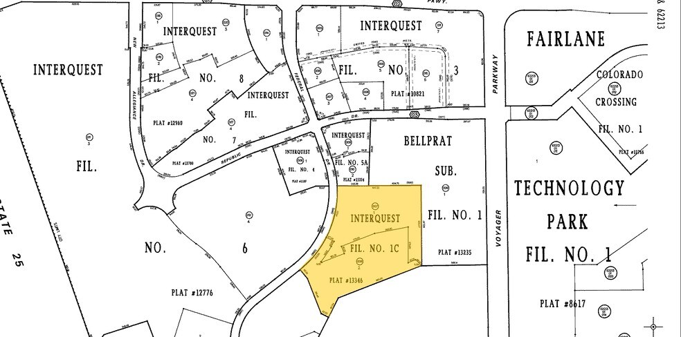 9930 W Federal Dr, Colorado Springs, CO à louer - Plan cadastral – Image 2 sur 2