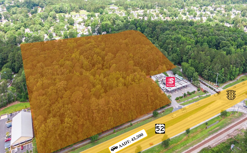 HWY 52 & WINDSOR MILL | GOOSE CREEK SC 29445 rd, Goose Creek, SC à vendre - Aérien – Image 3 sur 9