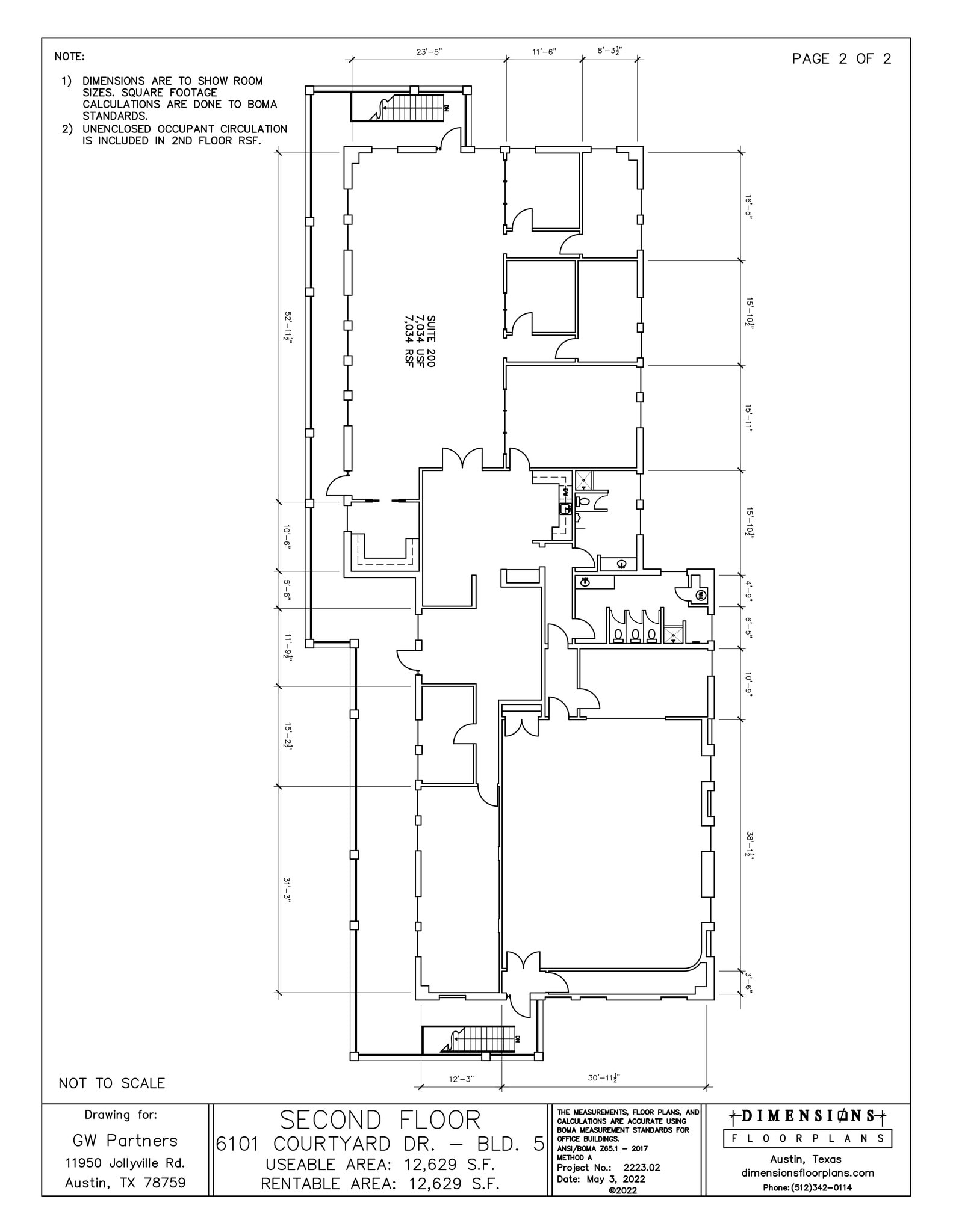 6101 W Courtyard Dr, Austin, TX à louer Plan de site– Image 1 sur 1