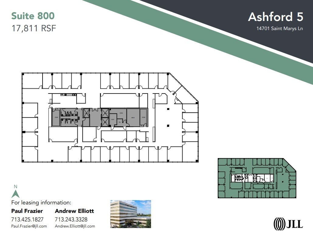 14701 St. Marys Ln, Houston, TX à louer Plan d’étage– Image 1 sur 1
