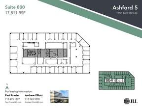 14701 St. Marys Ln, Houston, TX à louer Plan d’étage– Image 1 sur 1