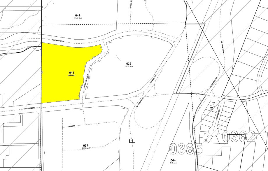 400 Northridge Rd, Atlanta, GA à louer - Plan cadastral – Image 2 sur 31