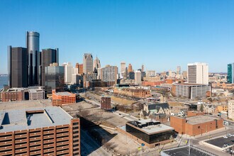 1000 Woodbridge St, Detroit, MI - VUE AÉRIENNE  vue de carte