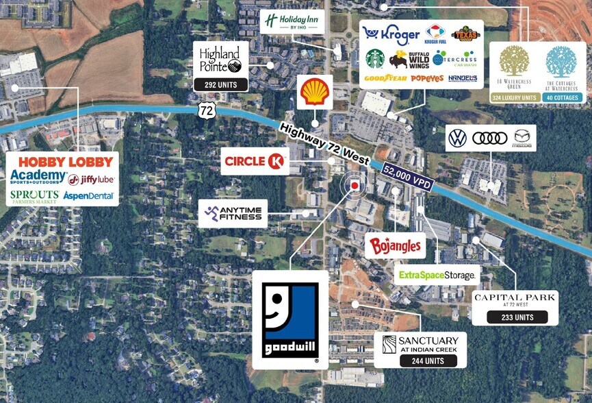 7105 Highway 72 W, Huntsville, AL à vendre - Photo de l’immeuble – Image 3 sur 5