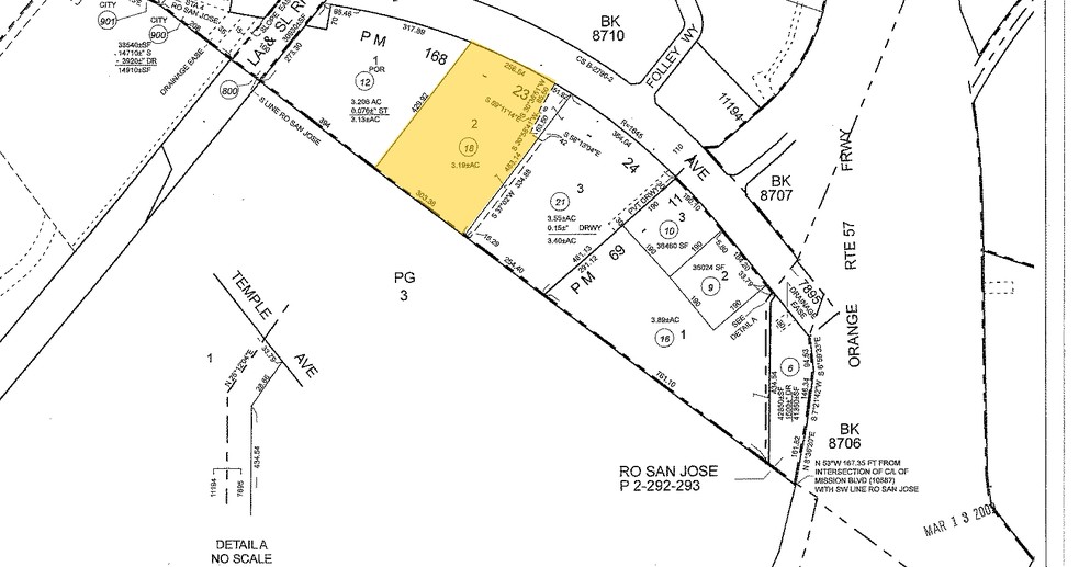 3191 W Temple Ave, Pomona, CA à louer - Plan cadastral – Image 3 sur 13