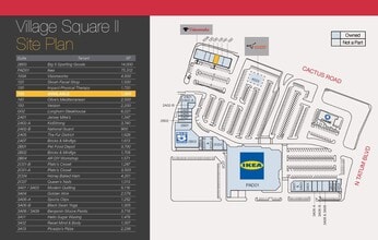 4573-4669 E Cactus Rd, Phoenix, AZ à louer Plan de site– Image 2 sur 2