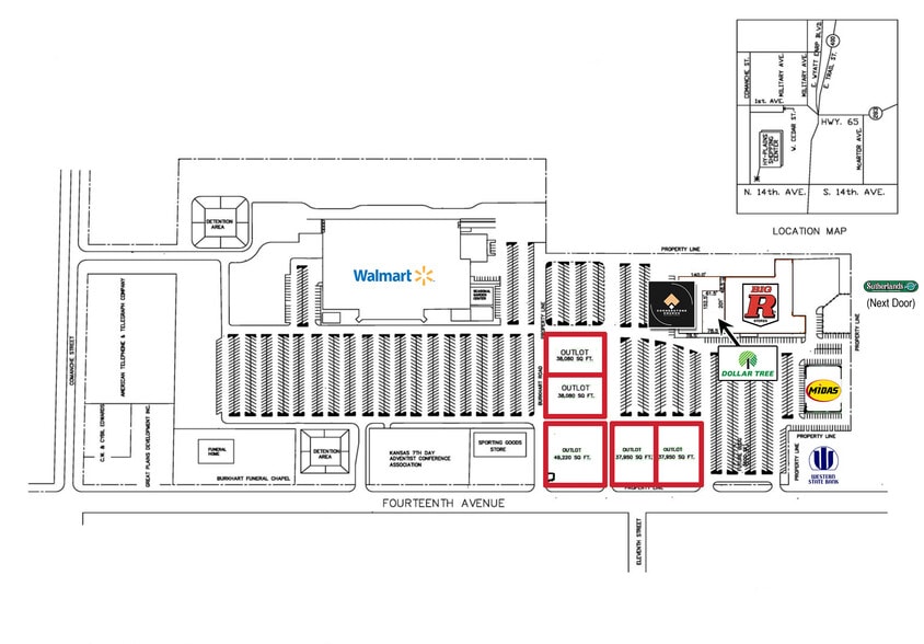 2101 14th Ave, Dodge City, KS à louer - Aérien – Image 3 sur 5