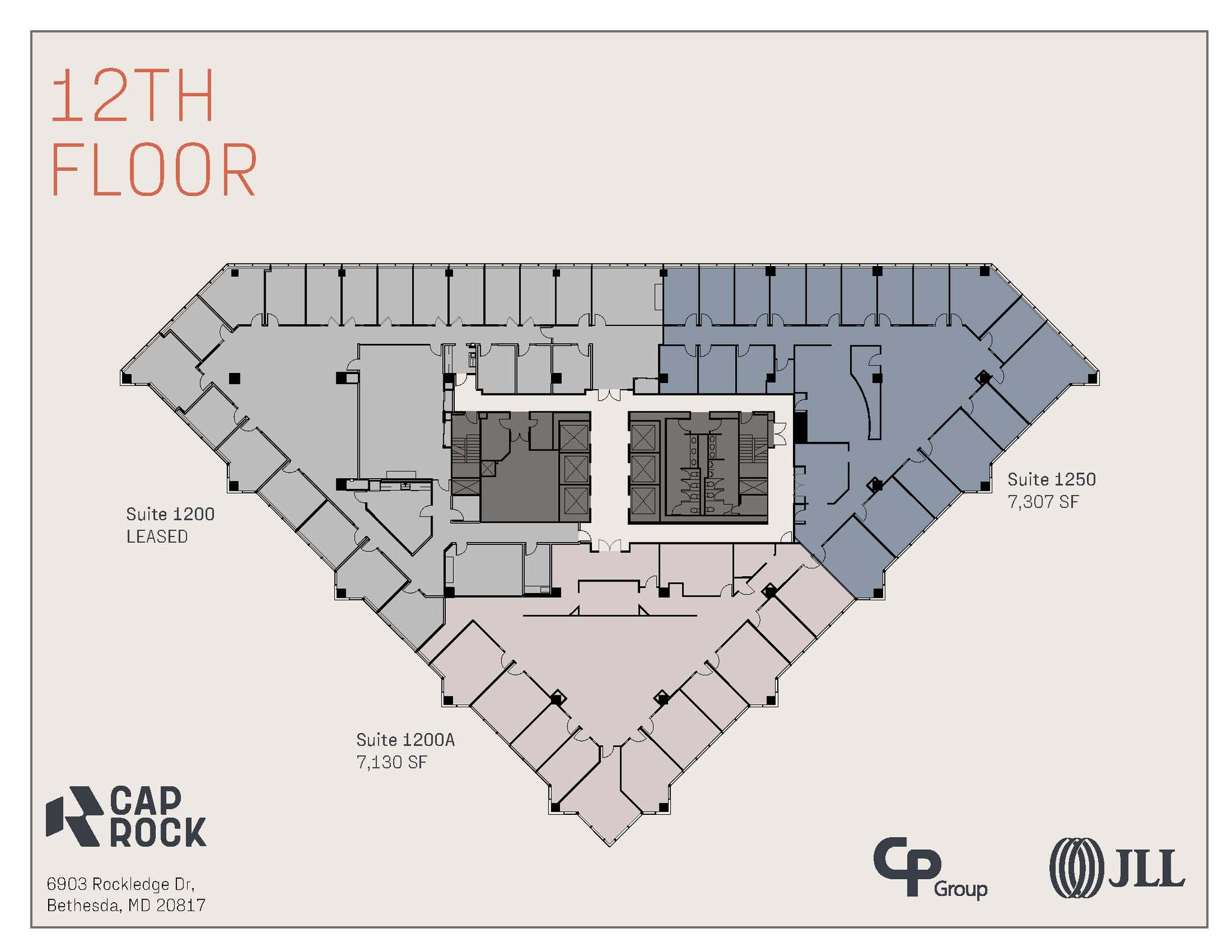 6903 Rockledge Dr, Bethesda, MD à louer Plan d’étage– Image 1 sur 1