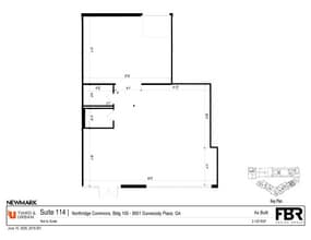8601 Dunwoody Pl, Sandy Springs, GA à louer Plan d’étage– Image 1 sur 1