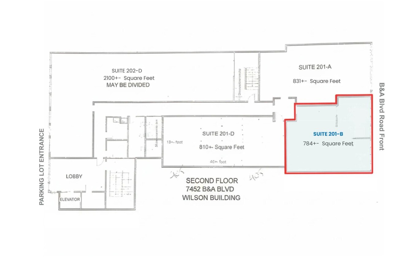 7452-7456 Baltimore Annapolis Blvd, Glen Burnie, MD à louer Photo de l’immeuble– Image 1 sur 1