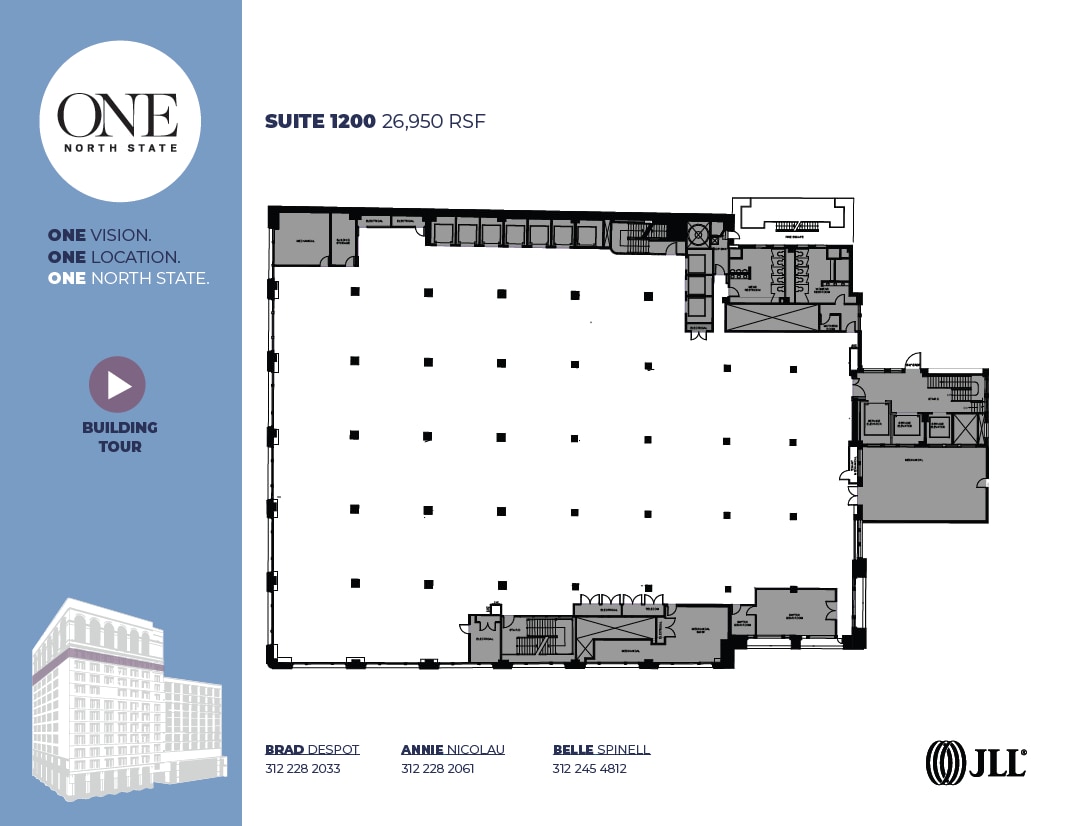 1 N State St, Chicago, IL à louer Plan d’étage– Image 1 sur 1