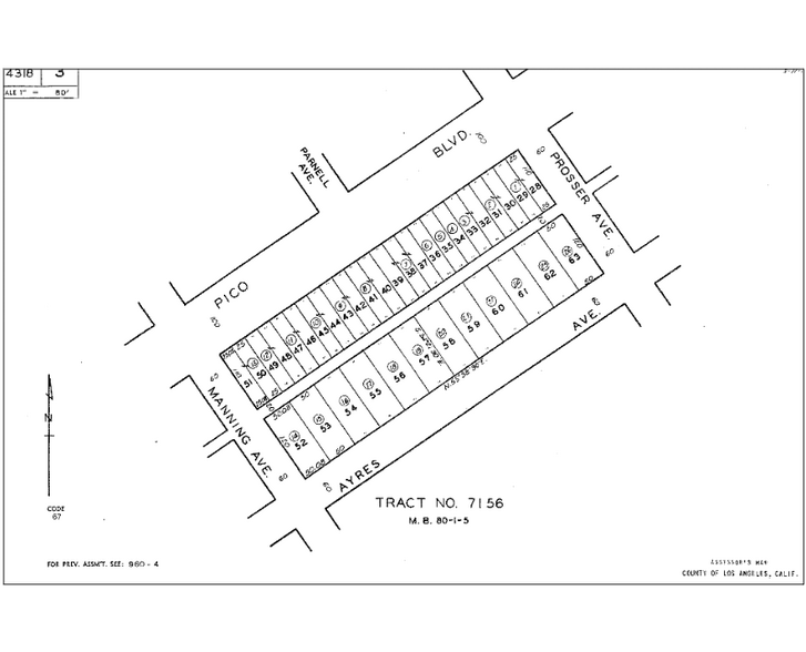 10590 1/2 W Pico Blvd, Los Angeles, CA à louer - Plan cadastral – Image 2 sur 2
